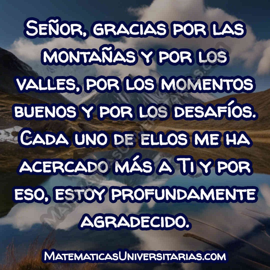 ejemplo de agradecimiento para día de acción de gracias a dios