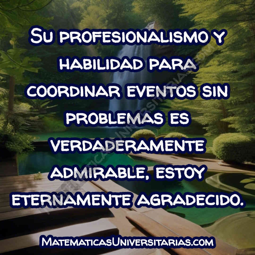 imagen para las dar gracias - agradecimiento a los organizadores de eventos sociales por su profesionalismo