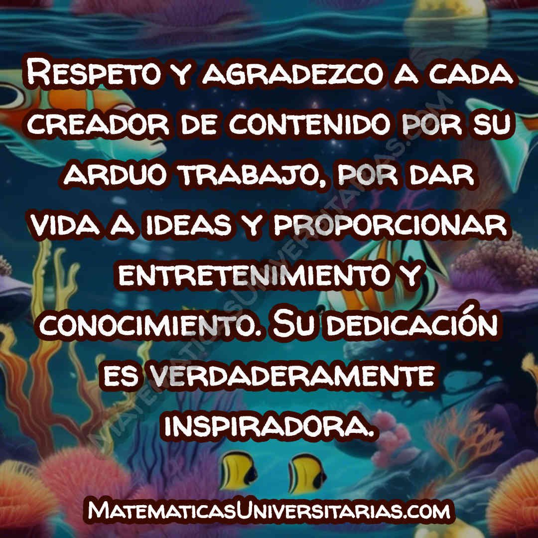 imagen con palabras de agradecimiento a los creadores de contenido