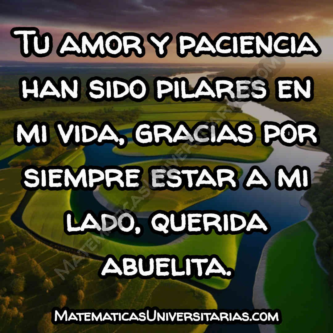 oraciones de agradecimiento para el cumpleaños de mi abuelita por siempre estar a mi lado