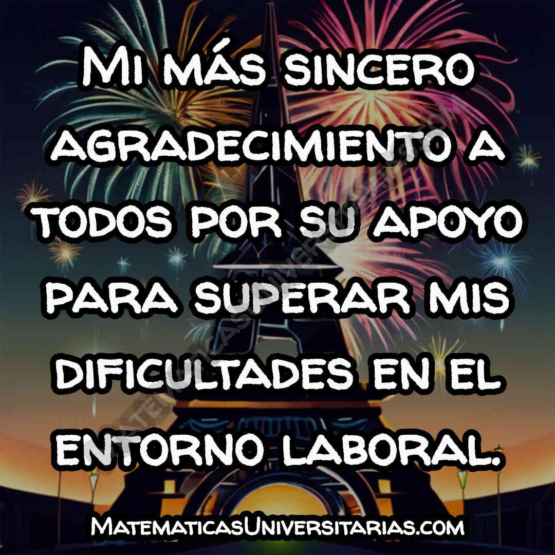 imagen con frase de agradecimiento para superar problemas de relación laboral