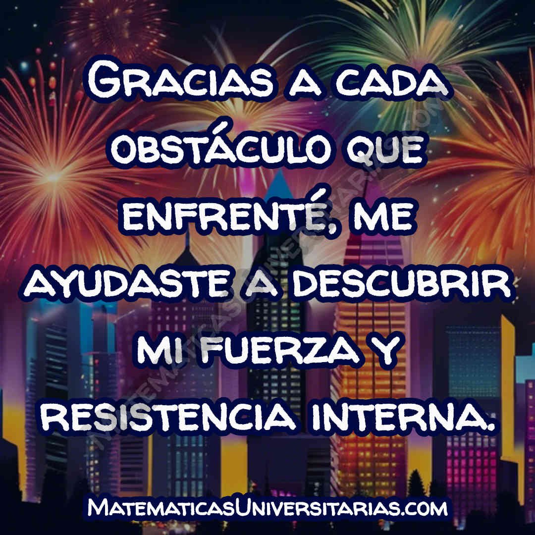 mensaje para dar gracias en un agradecimiento en la superación de adversidades personales